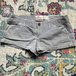 Blue Corduroy Hollister Shorts